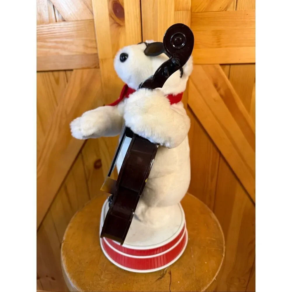 Vintage Coca-Cola Animated Jazz Polar Bear 14” READ DESCRIPTION (6571)